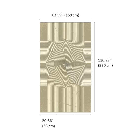 Designs Direct Mod Curves Wall Mural